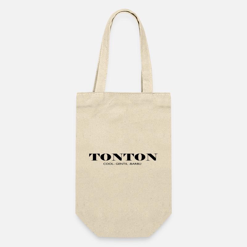 tonton cool gentil barbu - Sac à bouteille - nature