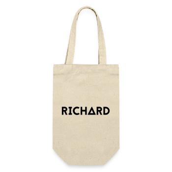 Prénom Richard - Sac à bouteille - nature - Devant