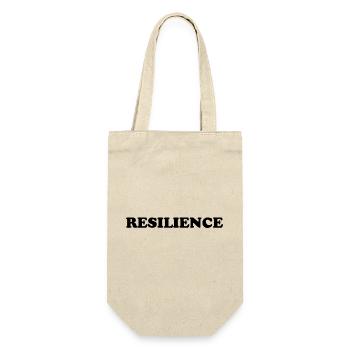 Tshirt Gift Resilience Strength Resistance - Gift Bag for Bottles - nature - Front