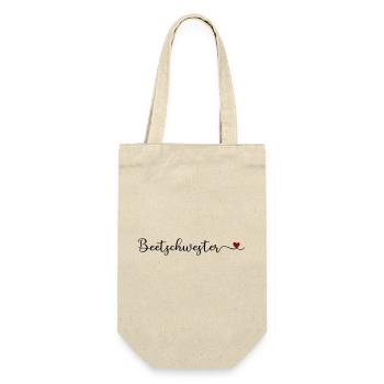 Beetschwester - lustiges Garten Design für Gärtner - Geschenkbeutel für Flaschen - Natur - Vorne