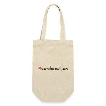 Special Edition Hashtag Saying Shirt - Gift Bag for Bottles - nature - Front