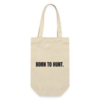 BORN TO HUNT Carnivore Outdoor Statement - Gift Bag for Bottles - nature - Front