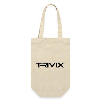 TRIVIX Offizielles Merchandise | Elektronische Musik - Geschenkbeutel für Flaschen - Natur - Vorne