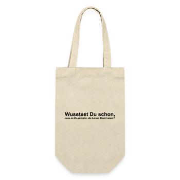 Ziegen die keinen Bock haben - Geschenkbeutel für Flaschen - Natur - Vorne