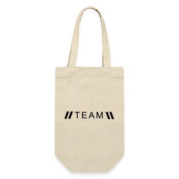 Style Team - Geschenkbeutel für Flaschen - Natur - Vorne