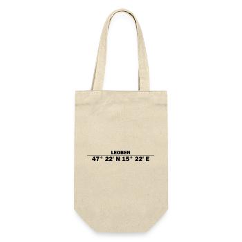 Leoben coordinates - Gift Bag for Bottles - nature - Front