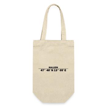 Hallein coordinates - Gift Bag for Bottles - nature - Front