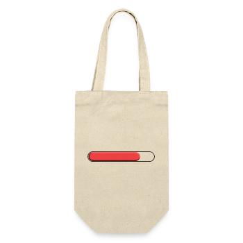 Average tonnage Red (three quarters) - Gift Bag for Bottles - nature - Front