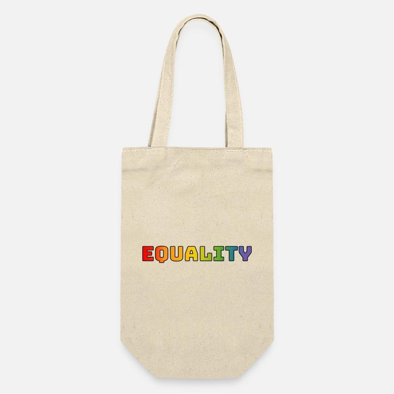Rainbow equality 1 - Gift Bag for Bottles - nature