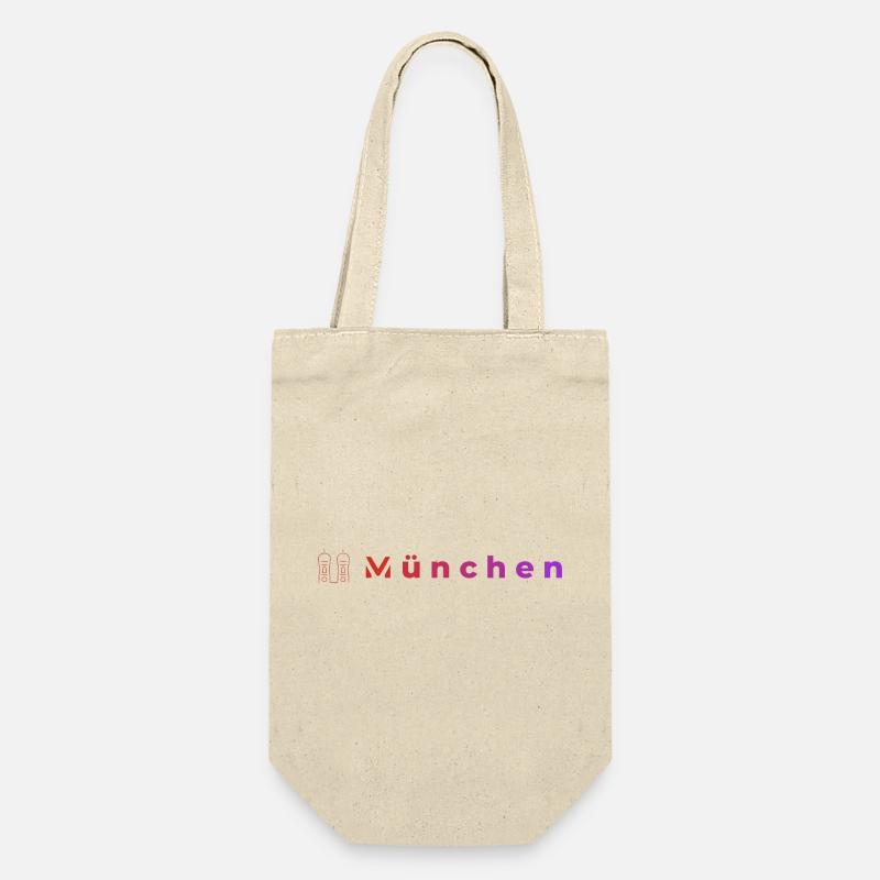 München Nachtleuchten - Geschenkbeutel für Flaschen - Natur