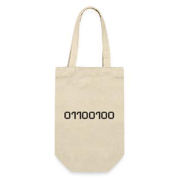 Binary notation - 100 - Gift Bag for Bottles - nature - Front