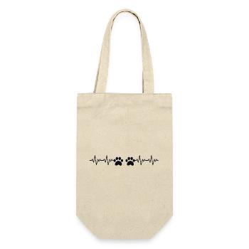 rythme cardiaque ECG de la patte - Sac à bouteille - nature - Devant