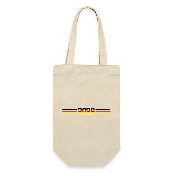 Drapeau allemand 2026 - Sac à bouteille - nature - Devant