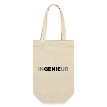 InGENIEur - Geschenkbeutel für Flaschen - Natur - Vorne
