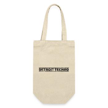 Detroit Techno - Geschenkbeutel für Flaschen - Natur - Vorne