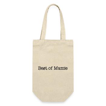 MAMIE. FÊTE DES MÈRES. BONNE FÊTE MAMIE. JE T'AIME - Sac à bouteille - nature - Devant