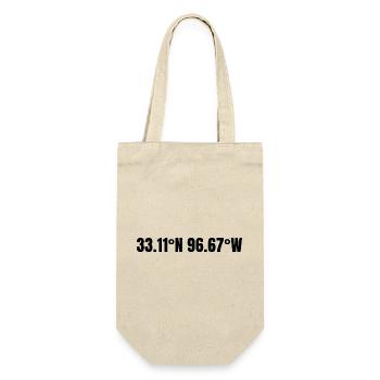 Allen Texas USA coordinates - Gift Bag for Bottles - nature - Front