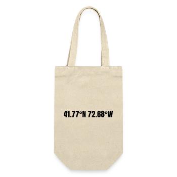 Hartford, Connecticut, USA Coordinates - Gift Bag for Bottles - nature - Front