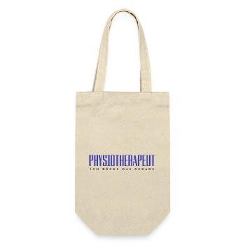 Physiotherapist - I'll straighten it out - Gift Bag for Bottles - nature - Front