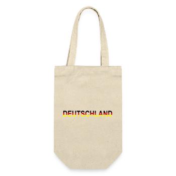 Deutschland Design - Geschenkbeutel für Flaschen - Natur - Vorne