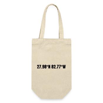 Clearwater, Florida, USA Coordinates - Gift Bag for Bottles - nature - Front