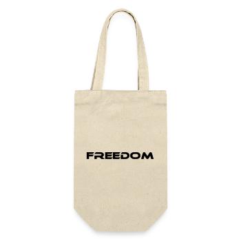 l’inscription freedom - Sac à bouteille - nature - Devant