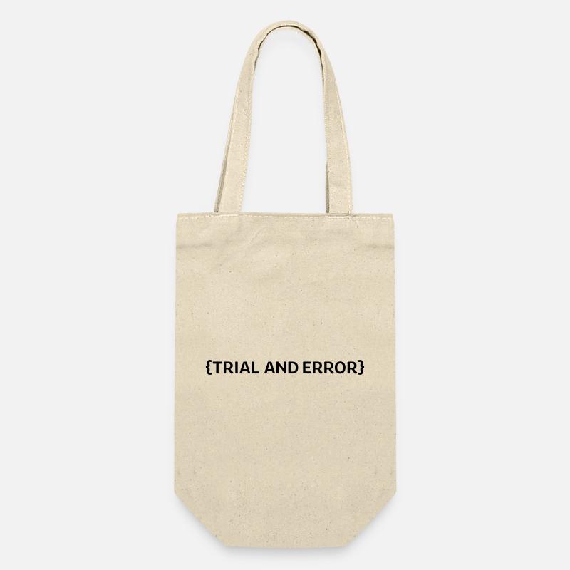 Trial an Error - Geschenkbeutel für Flaschen - Natur