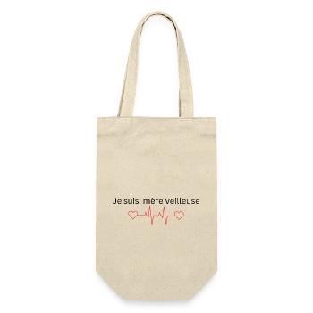Je suis mère veilleuse - Sac à bouteille - nature - Devant