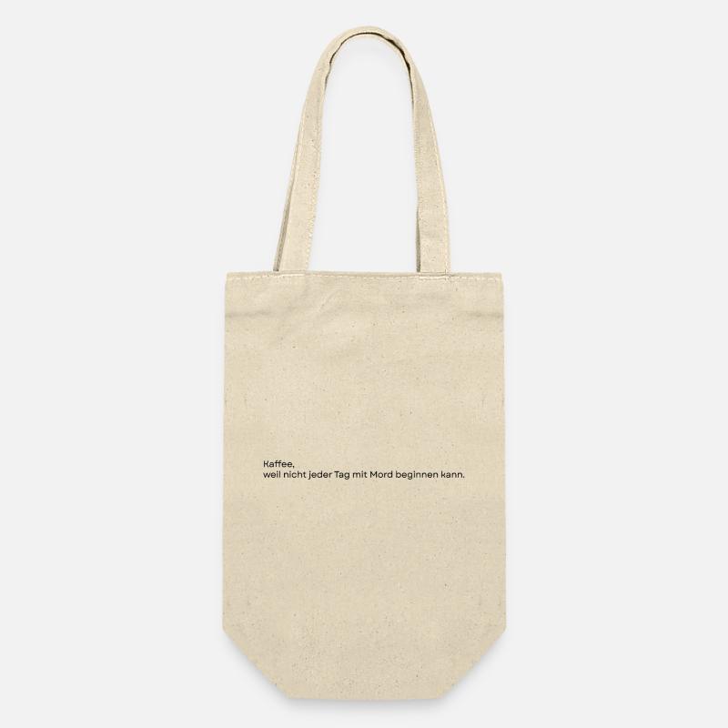 Kaffee_Spruch - Gift Bag for Bottles - nature