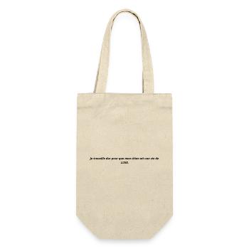 Humour Chien Cadeau - Sac à bouteille - nature - Devant