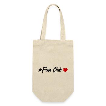 Coeur du Fan Club - Sac à bouteille - nature - Devant