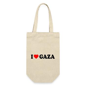 I love gaza - Gift Bag for Bottles - nature - Front