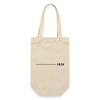 2026 Line - Gift Bag for Bottles - nature - Front