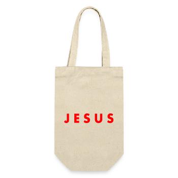 Jesus - Gift Bag for Bottles - nature - Front