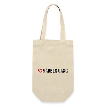 Girls Gang Team Women Heart - Gift Bag for Bottles - nature - Front