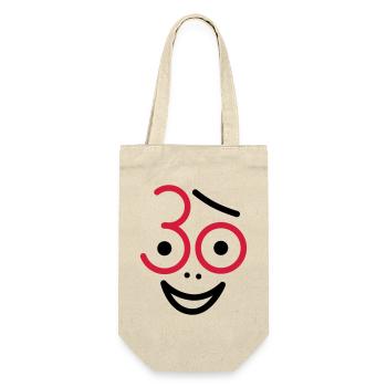 Juhu 30 years! - Gift Bag for Bottles - nature - Front