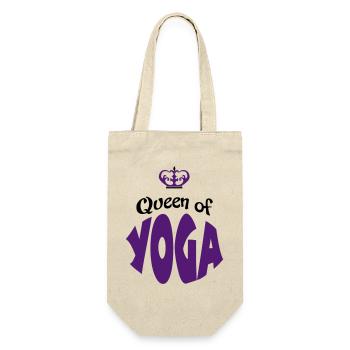 yoga - Geschenkbeutel für Flaschen - Natur - Vorne