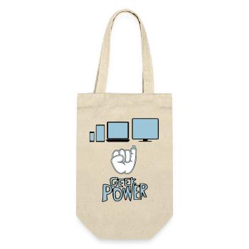 Geek - Gift Bag for Bottles - nature - Front