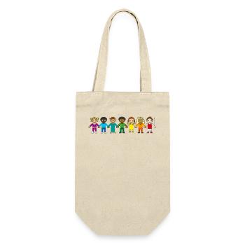 Coupe des enfants RAINBOW Retour à l’école maternelle - Sac à bouteille - nature - Devant