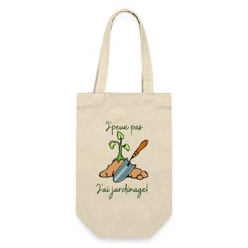 Je peux pas j'ai jardinage - Sac à bouteille - nature - Devant