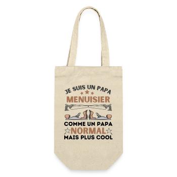 PAPA MENUISIER NORMAL - Sac à bouteille - nature - Devant