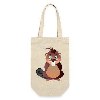 Beaver Beaver Teeth - Gift Bag for Bottles - nature - Front