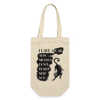 Cat lover funny saying cat - Gift Bag for Bottles - nature - Front
