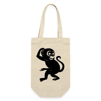 Figure d’ombre de singe - Sac à bouteille - nature - Devant
