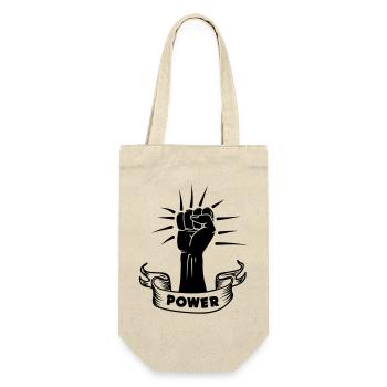 Poing noir puissant - Sac à bouteille - nature - Devant