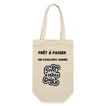 Positive T-shirt - Sac à bouteille - nature - Devant