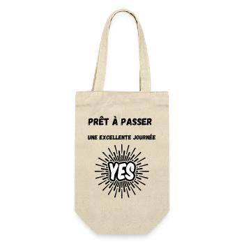 Positive T-shirt - Sac à bouteille - nature - Devant