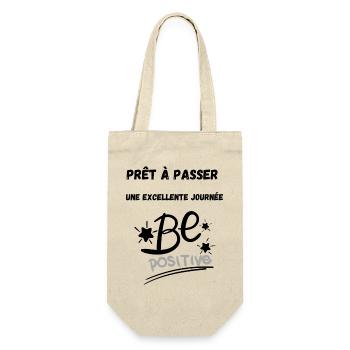 Positive T-shirt - Sac à bouteille - nature - Devant