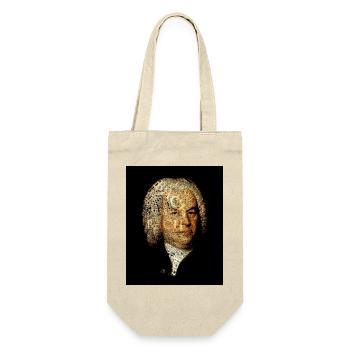 Johann Sebastian Bach - Geschenkbeutel für Flaschen - Natur - Vorne