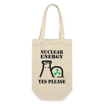 Nuclear Energy, Yes Please, Nuclear Power - Gift Bag for Bottles - nature - Front